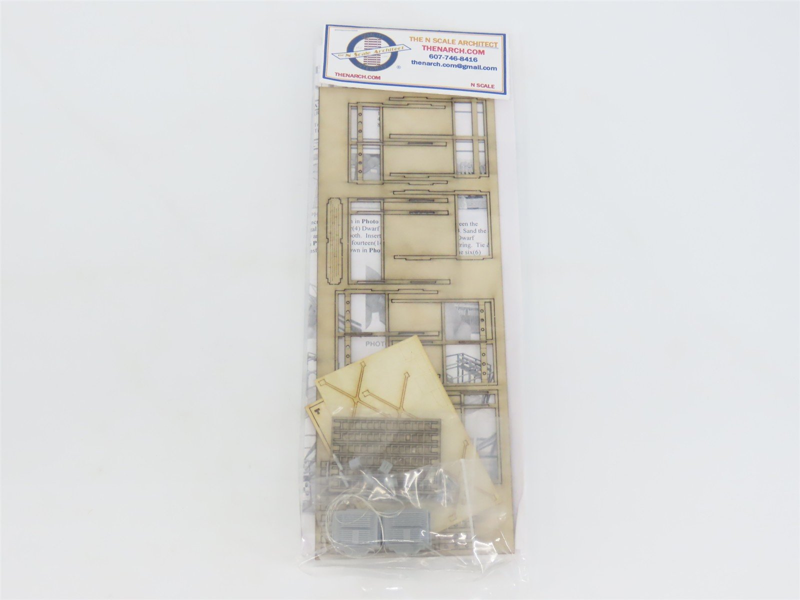 N Scale Architect Bishop Creek Light & Power Substation Building Wood Kit