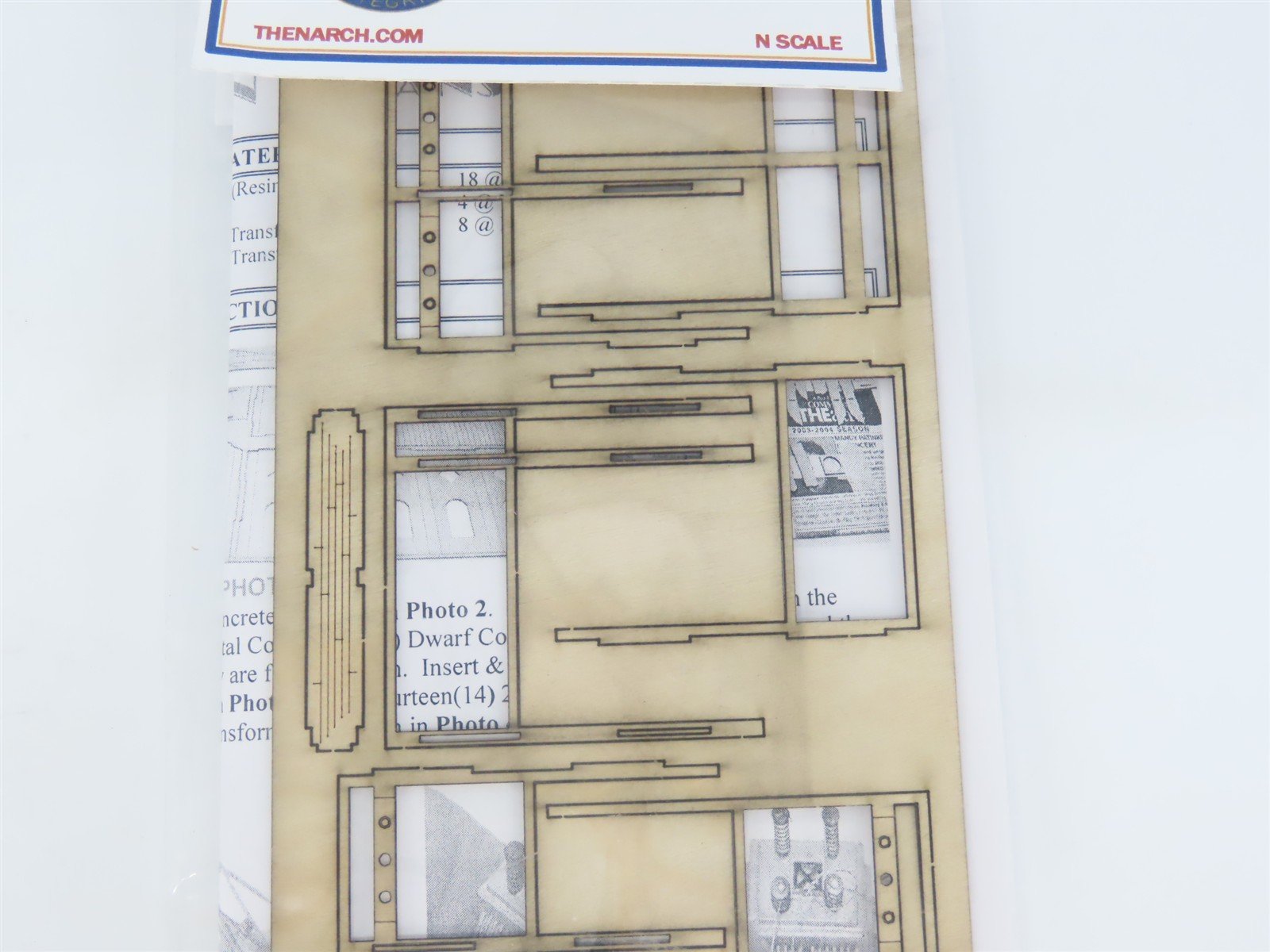 N Scale Architect Bishop Creek Light & Power Substation Building Wood Kit