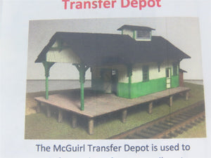 N 1/160 Scale Motrak Models 13300 McGuirl Transfer Depot Building Wood Kit