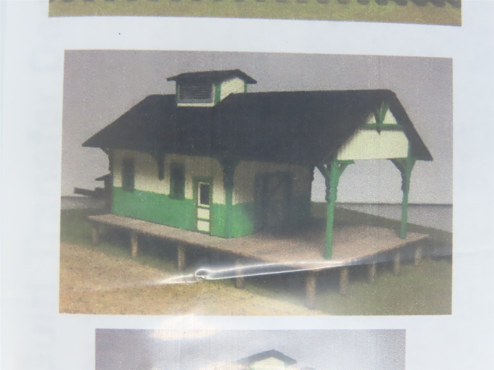 N 1/160 Scale Motrak Models 13300 McGuirl Transfer Depot Building Wood Kit