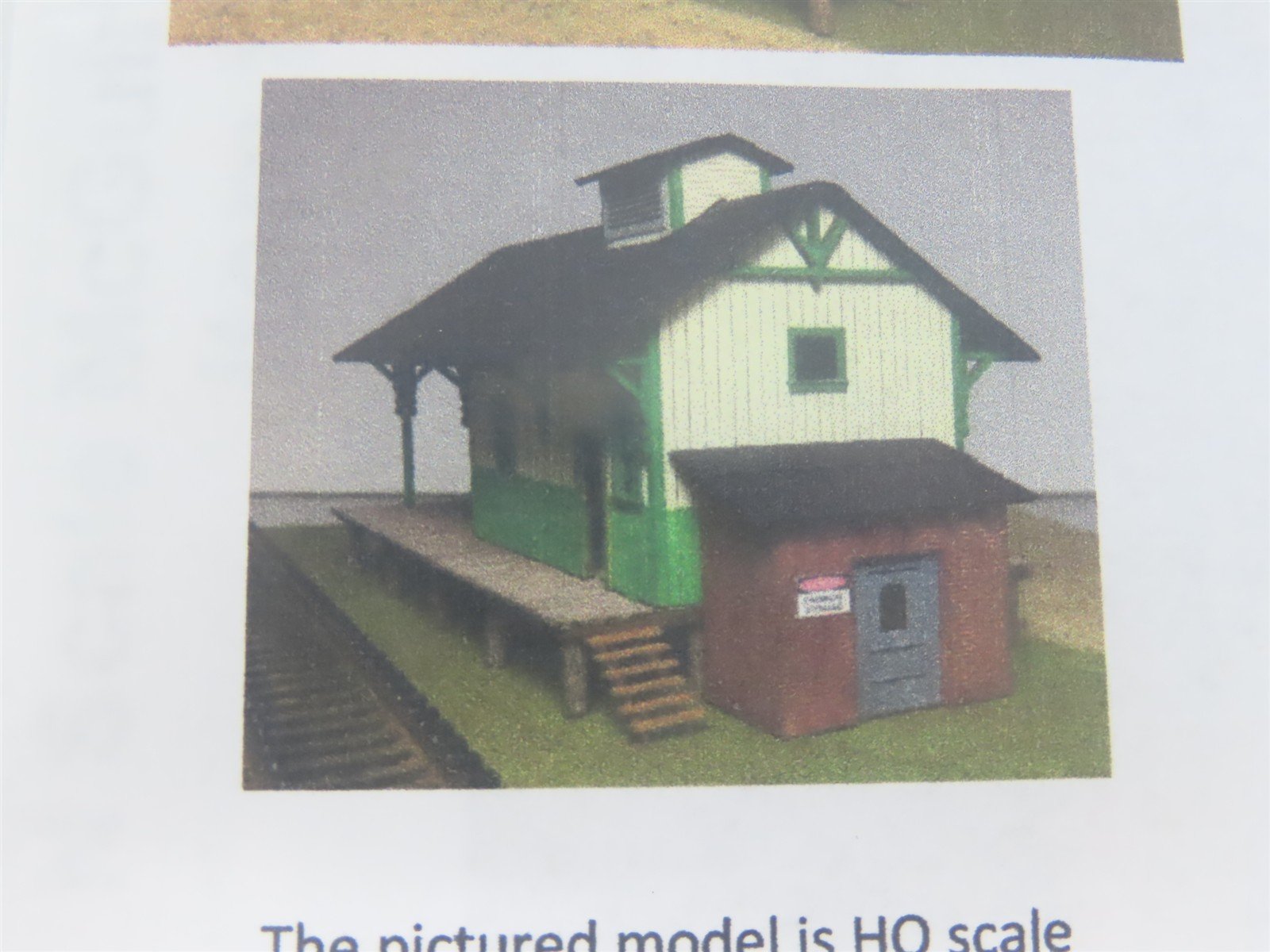 N 1/160 Scale Motrak Models 13300 McGuirl Transfer Depot Building Wood Kit