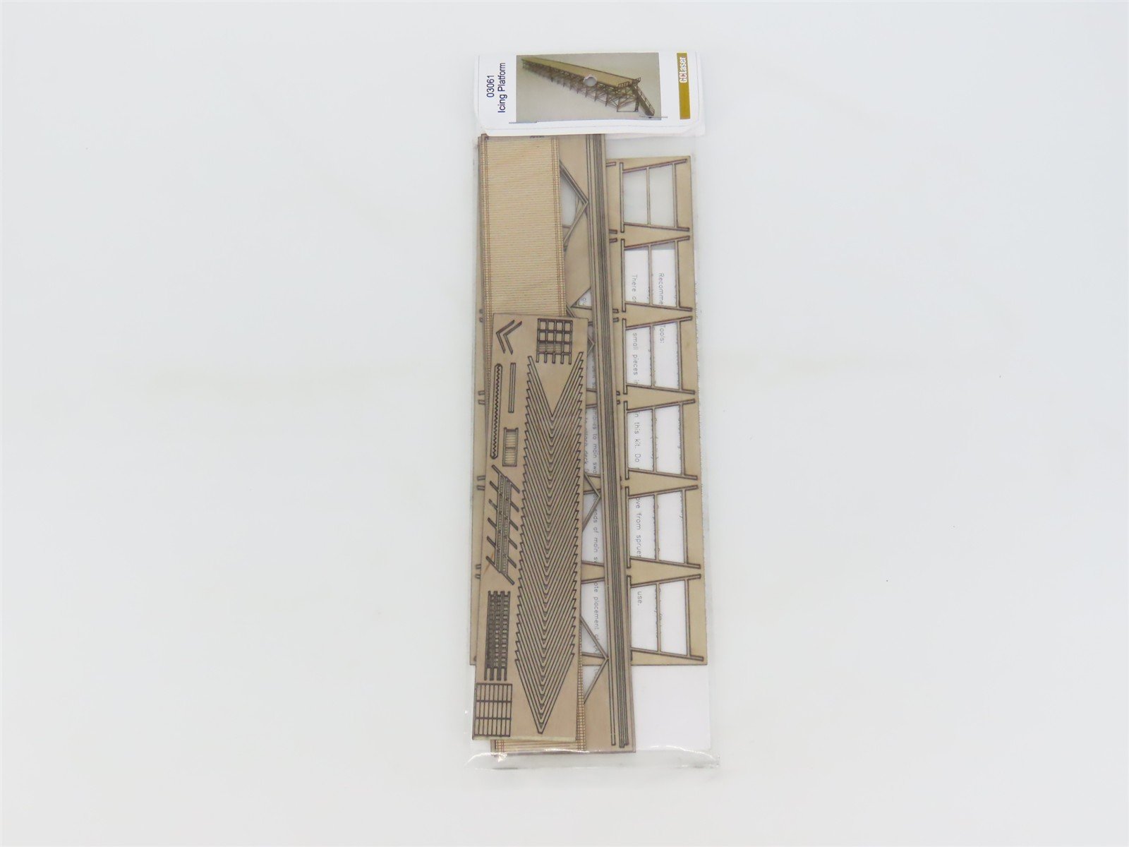 N 1/160 Scale GCLaser 03061 Icing Platform Building Wood Kit