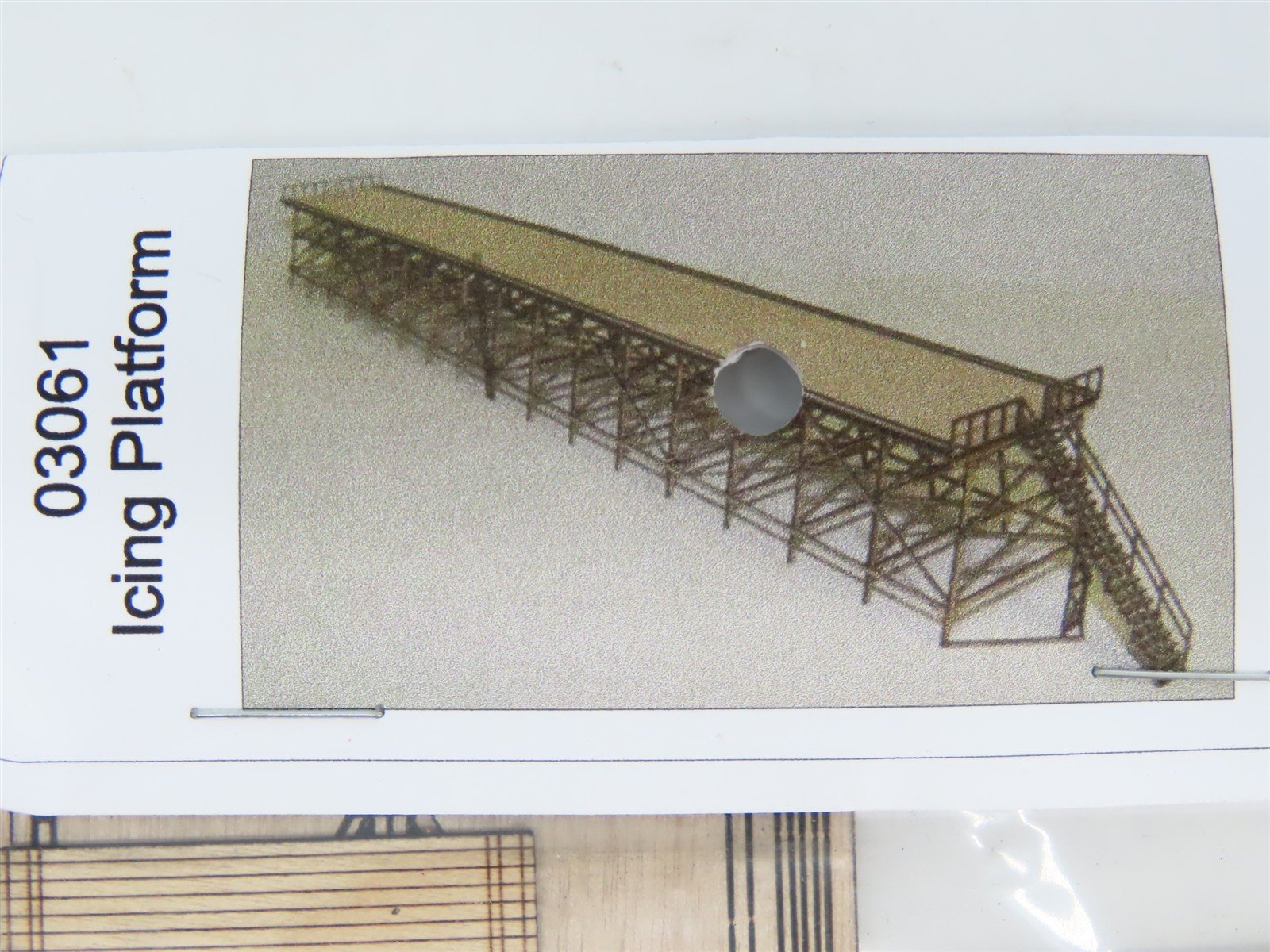 N 1/160 Scale GCLaser 03061 Icing Platform Building Wood Kit