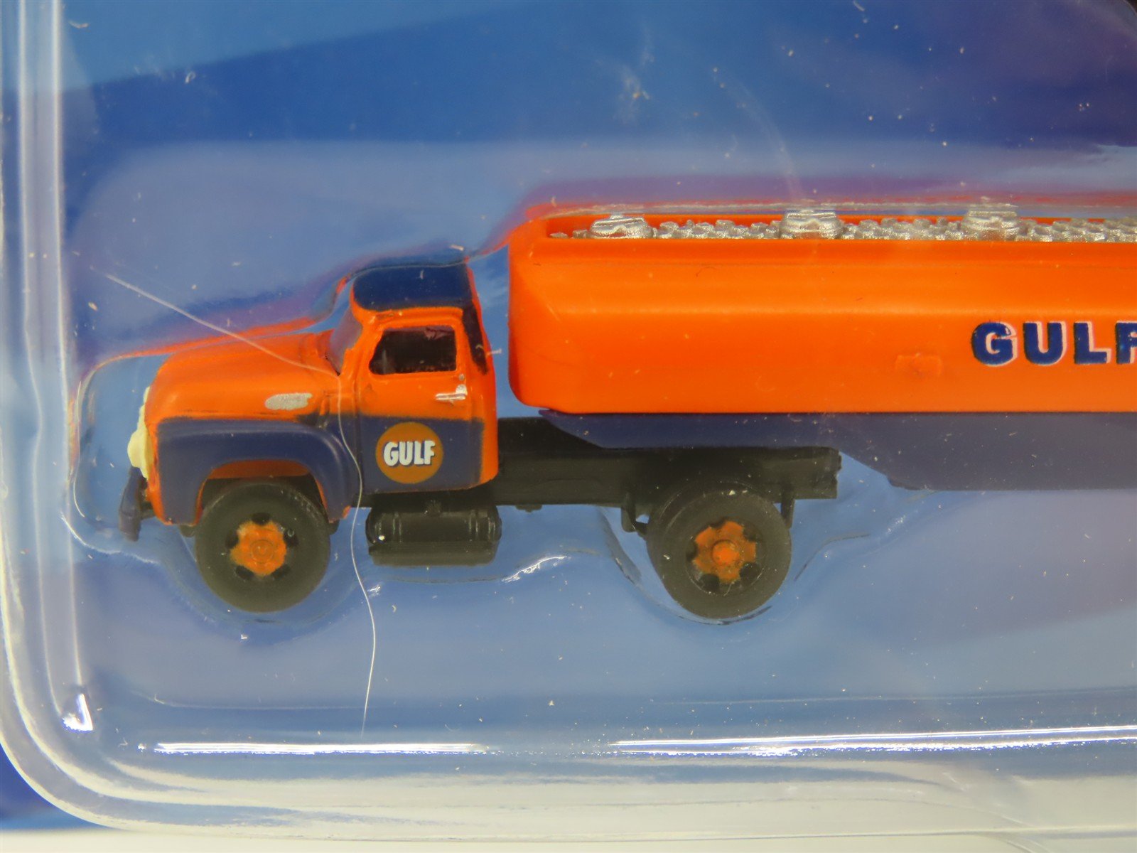 N CMW Mini Metals LE 51201 1954 Ford Tractor/Tanker Trailer Set - Gulf Oil