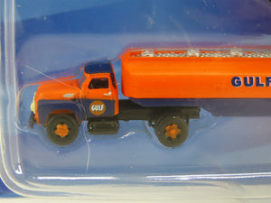 N CMW Mini Metals LE 51201 1954 Ford Tractor/Tanker Trailer Set - Gulf Oil