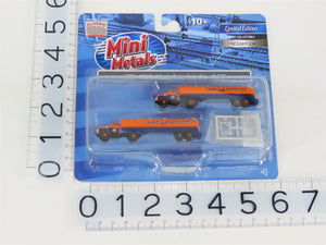 N CMW Mini Metals LE 51201 1954 Ford Tractor/Tanker Trailer Set - Gulf Oil