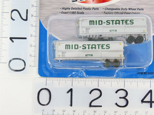 LOT of 4 Packs N 1/160 CMW Mini Metals Mid-States & Cooper-Jarrett Trailer Sets
