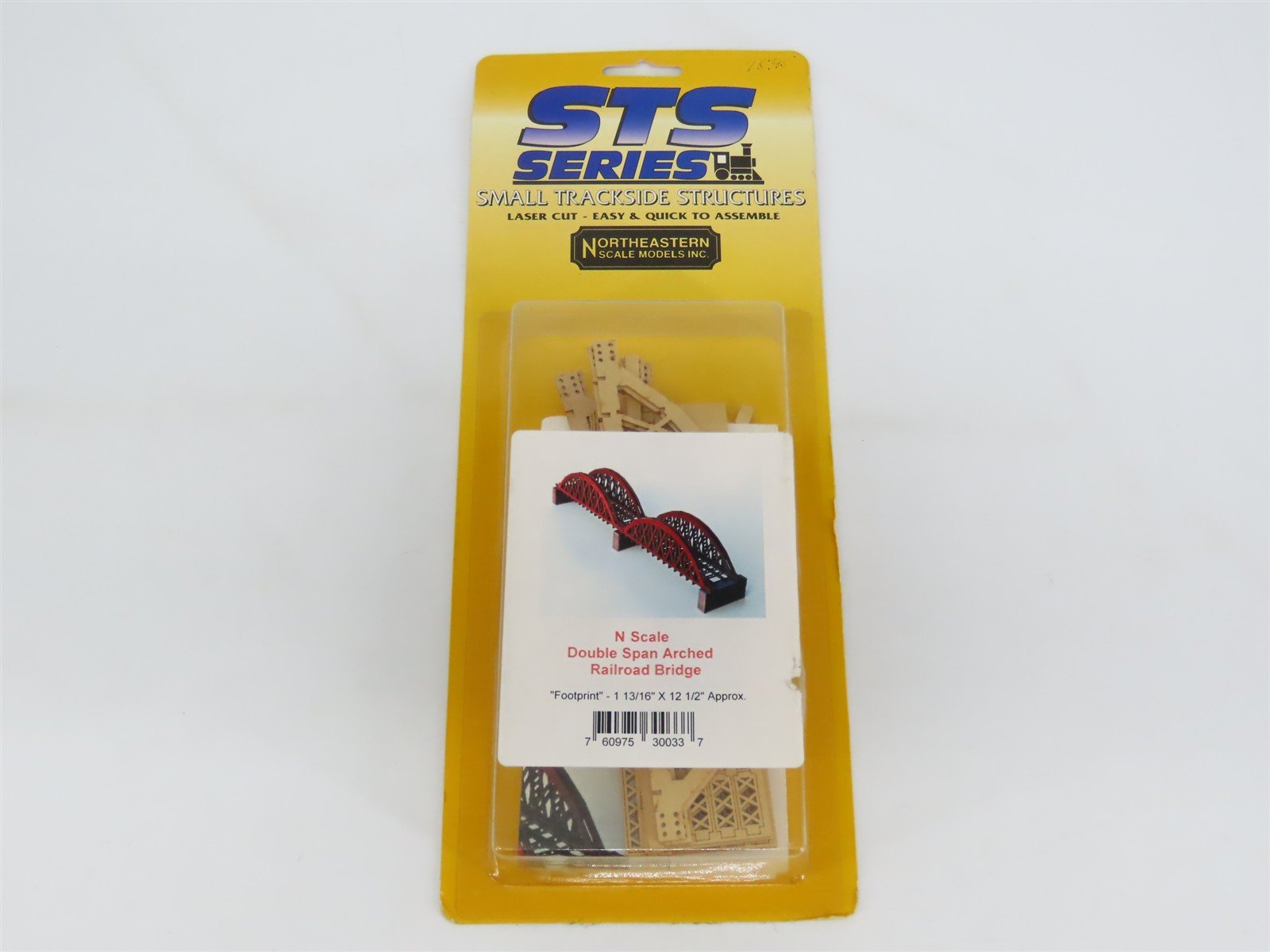 N Scale Northeastern Scale Models STS Series Double Span Arched Railroad Bridge