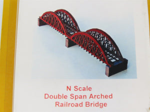 N Scale Northeastern Scale Models STS Series Double Span Arched Railroad Bridge
