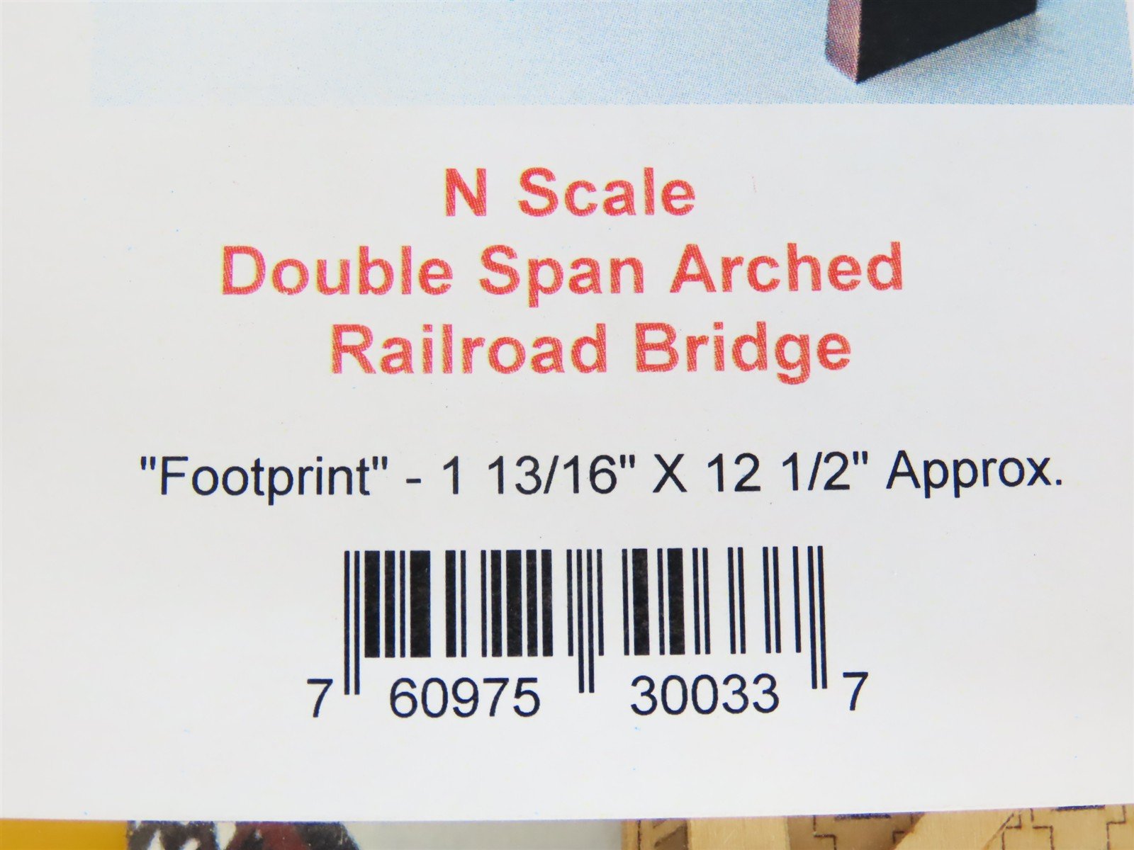 N Scale Northeastern Scale Models STS Series Double Span Arched Railroad Bridge