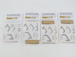 LOT of 4 N Scale GCLaser Kit 09115 & 09120 Portal Double & Triple (Timbers)