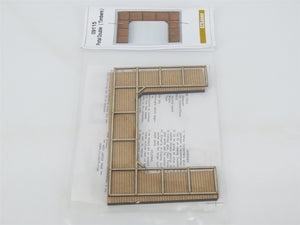 LOT of 4 N Scale GCLaser Kit 09115 & 09120 Portal Double & Triple (Timbers)