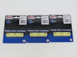 LOT of 3 N 1/160 Scale Atlas 70000234 Mobile Office Container - SEALED