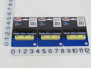LOT of 3 N 1/160 Scale Atlas 70000234 Mobile Office Container - SEALED