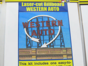 LOT of 4 N/HO Scale Blair Line Laser-Cut Assorted Billboards - SEALED