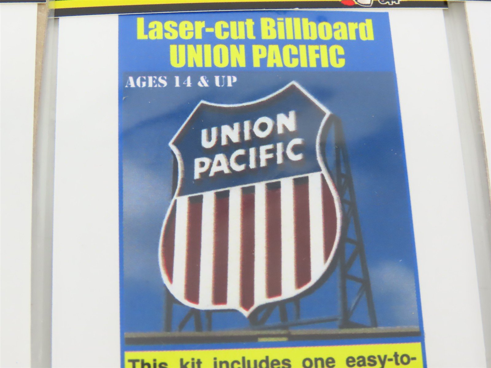 LOT of 4 N/HO Scale Blair Line Laser-Cut Assorted Billboards - SEALED