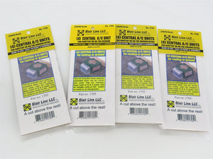 LOT of 4 Packs Z/N Scale Blair Line Kit 1705 A/C Central Units - SEALED