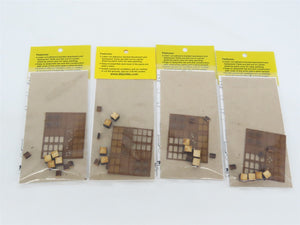 LOT of 4 Packs Z/N Scale Blair Line Kit 1705 A/C Central Units - SEALED