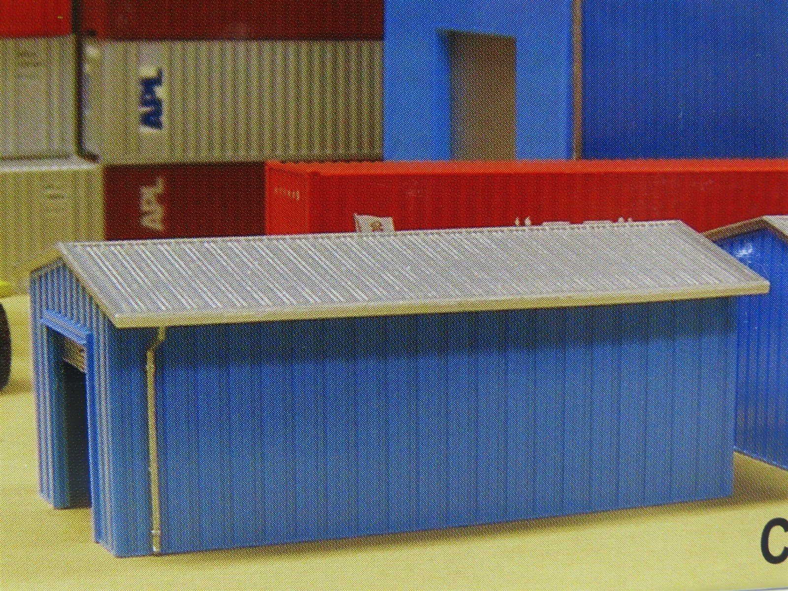 N 1/160 Scale Deluxe Kit #300 Two Armco Corrugated Steel Buildings