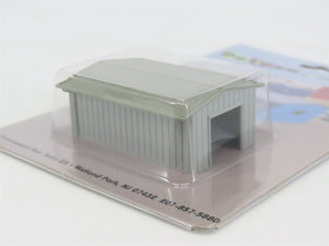 N 1/160 Scale Deluxe 381 Gray Armco Corrugated Steel Drive-Thru Shed