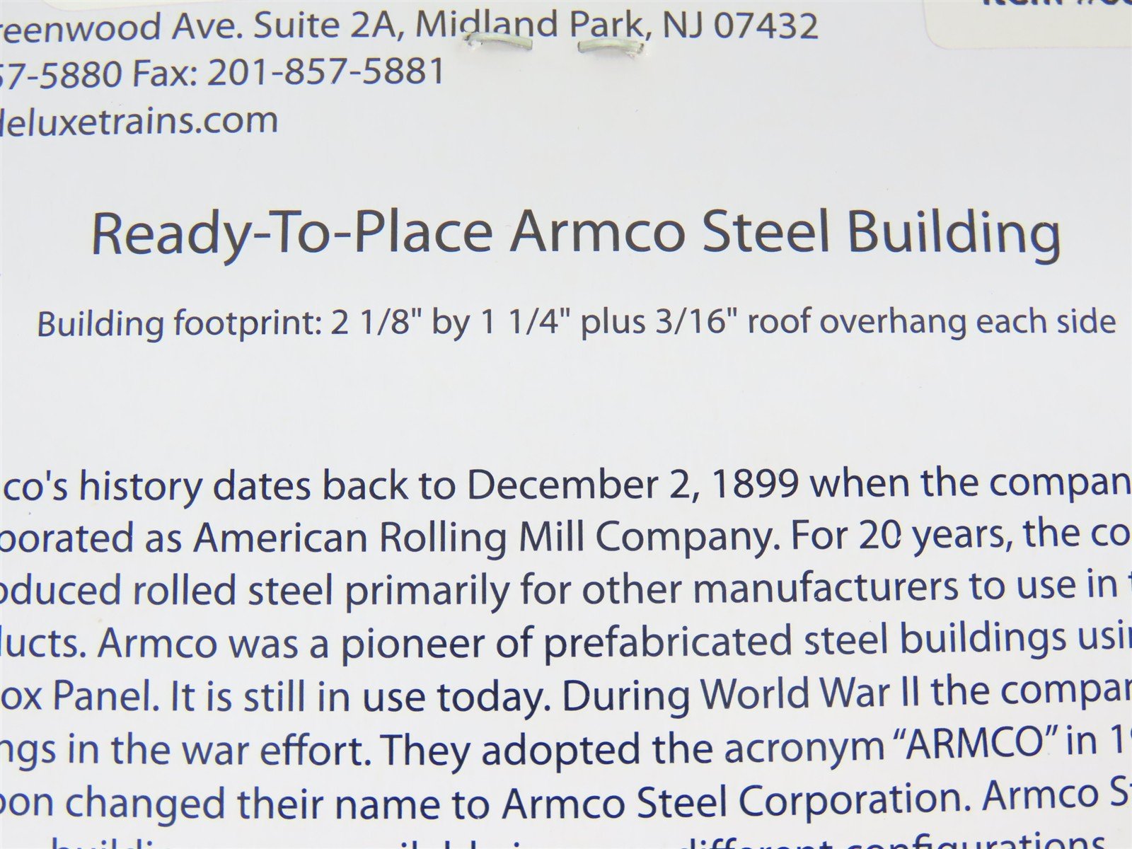 N 1/160 Scale Deluxe 387 Red Armco Corrugated Steel Drive-Thru Shed