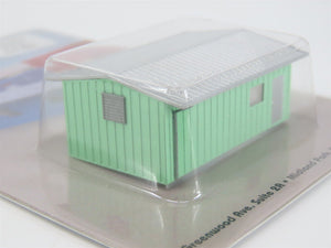 N 1/160 Scale Deluxe 385 Green Armco Corrugated Steel Workshop