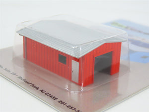 N 1/160 Scale Deluxe 357 Red Armco Corrugated Steel Guardhouse