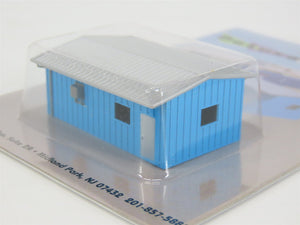 N 1/160 Scale Deluxe 332 Blue Armco Corrugated Steel Guardhouse