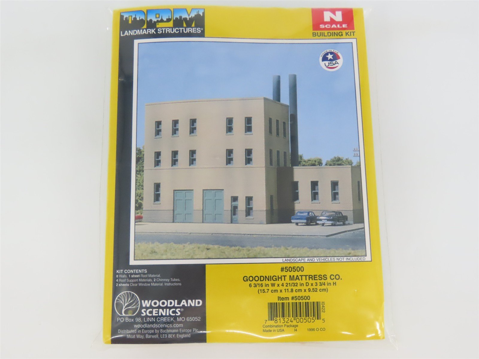 N Scale Woodland Scenics DPM Landmark Kit #50500 Goodnight Mattress Co - SEALED
