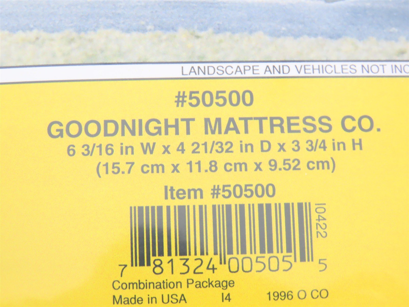 N Scale Woodland Scenics DPM Landmark Kit #50500 Goodnight Mattress Co - SEALED