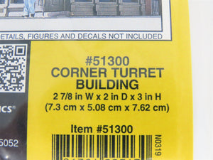N Scale Woodland Scenics DPM Landmark Kit #51300 Corner Turret Building - SEALED