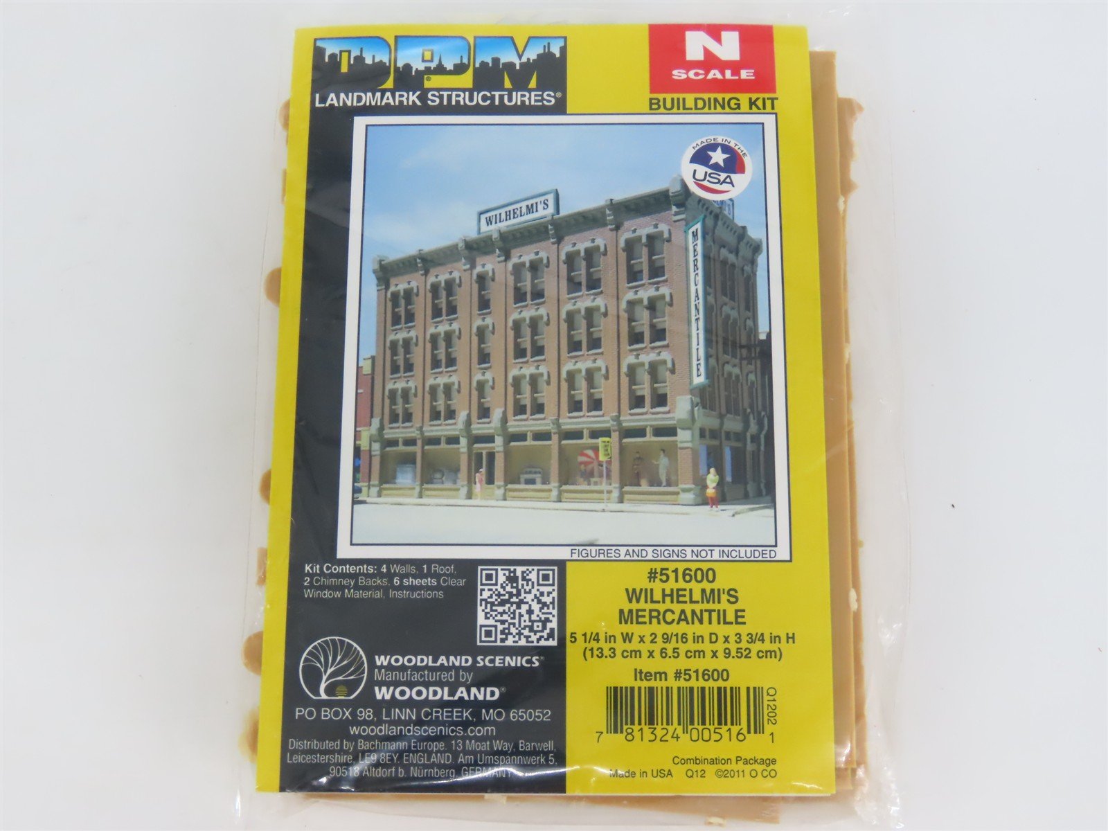 N Scale Woodland Scenics DPM Landmark Kit #51600 Wilhelmi's Mercantile - SEALED