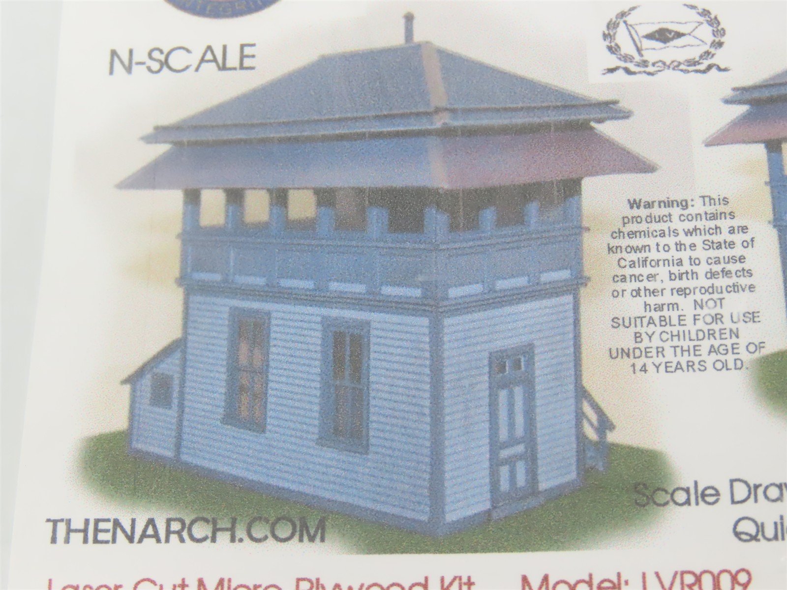 N Scale Architect Laser Kit LVR009 LV Lehigh Valley Standard Tower