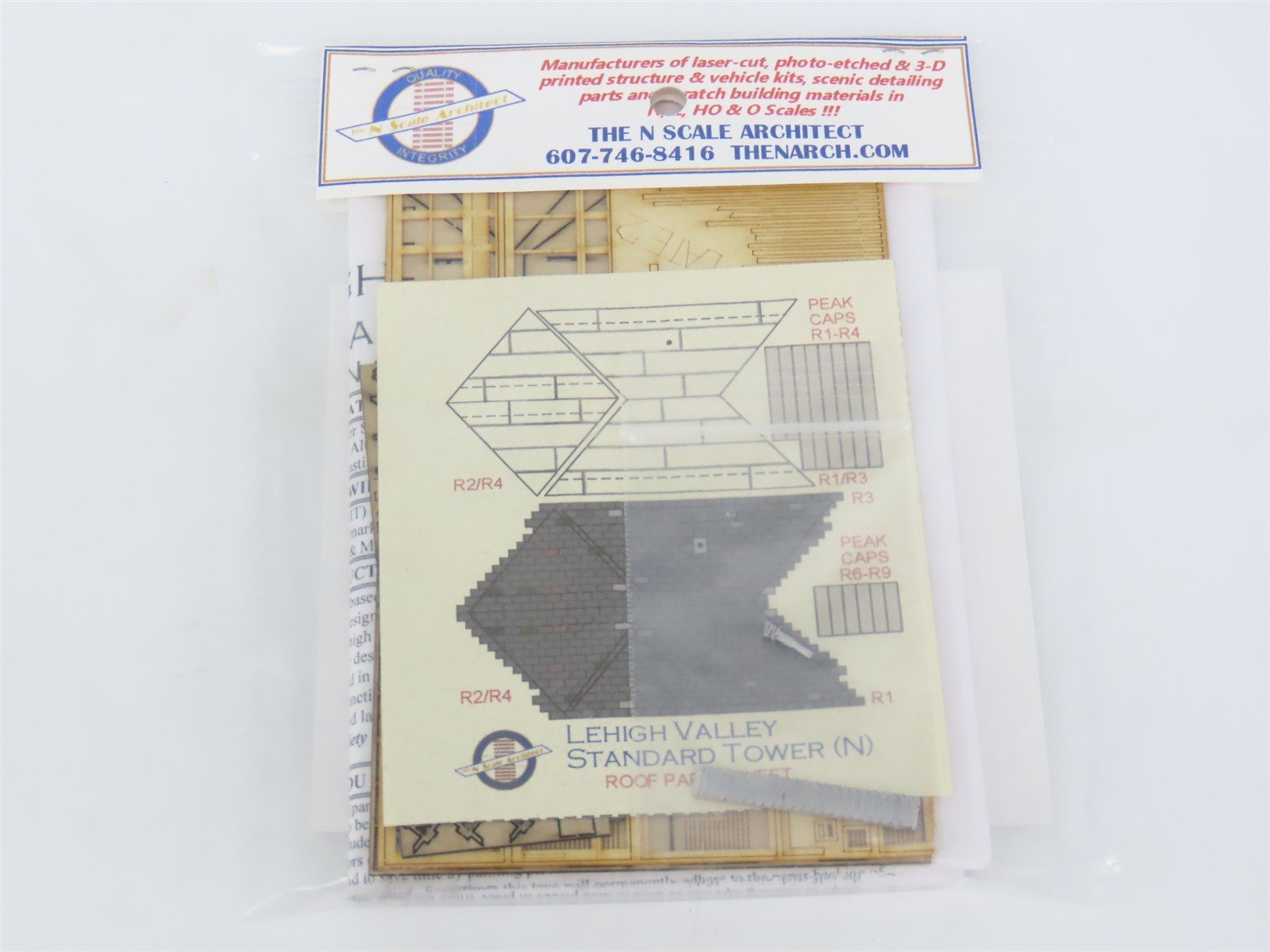 N Scale Architect Laser Kit LVR009 LV Lehigh Valley Standard Tower