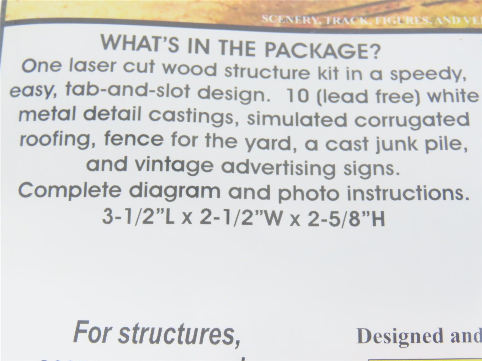 N 1/160 Scale Monroe Models Laser Kit #9204 Jurgens Junk Yard