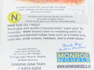 N 1/160 Scale Monroe Models Laser Kit #9204 Jurgens Junk Yard