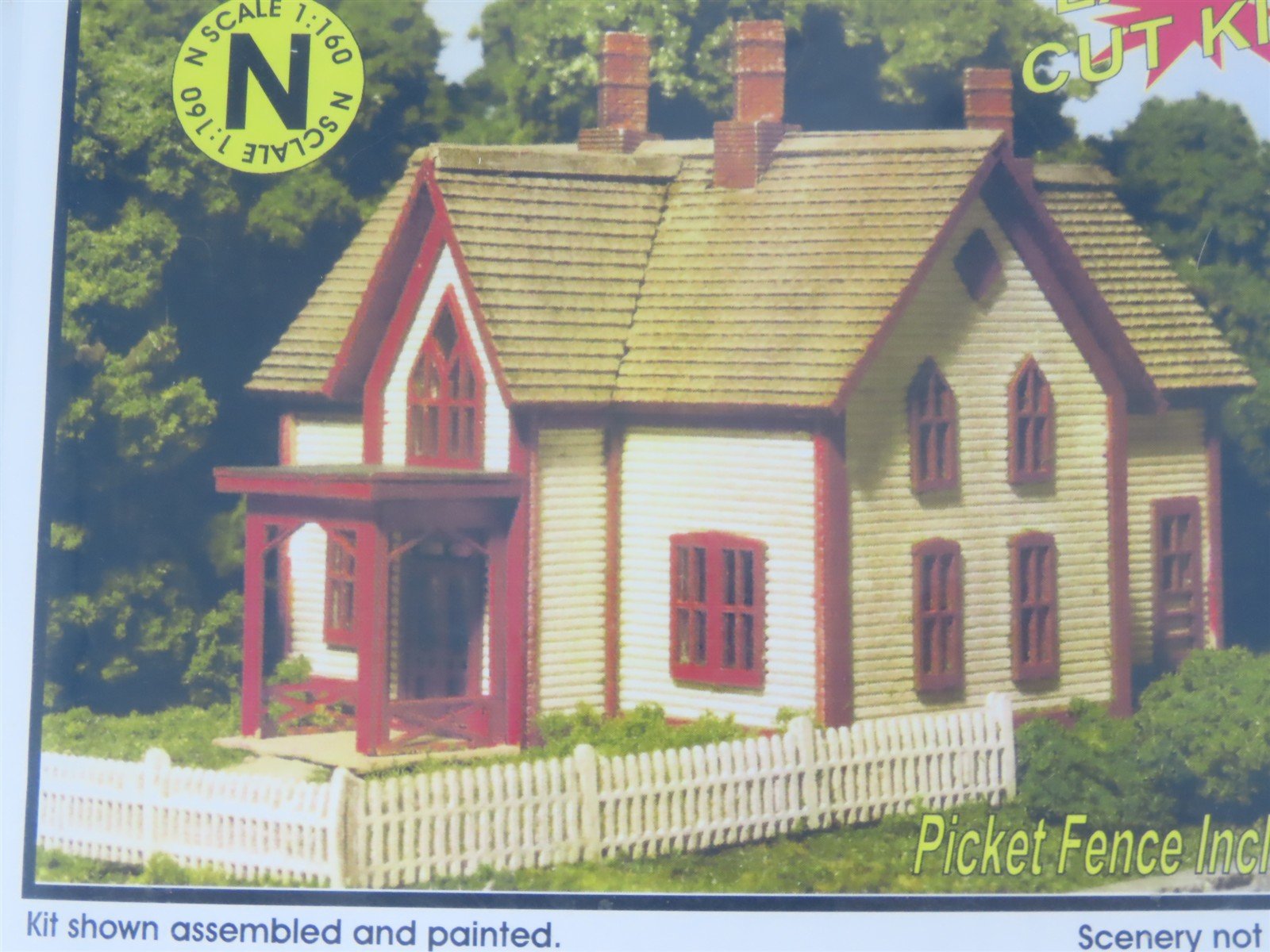 N 1/160 Scale Monroe Models Laser Kit #493-9205 Ellie's House