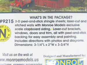 N 1/160 Scale Monroe Models Laser Kit #9215 Langdon Coal Elevator Building