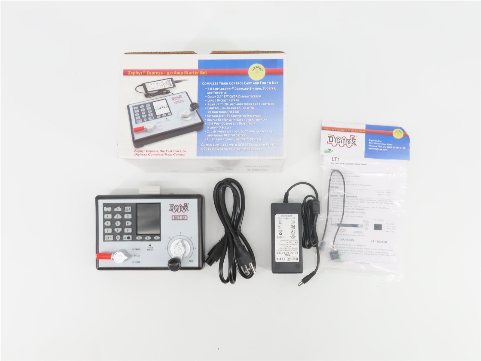 Digitrax DCS52 Zephyr Express 3-Amp DCC Starter Set