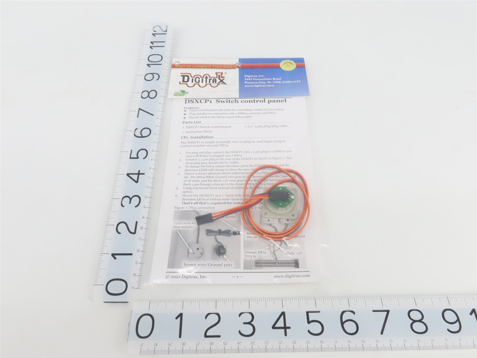 LOT of 4 Digitrax DSXCP1 Switch Control Panels w/ LEDs