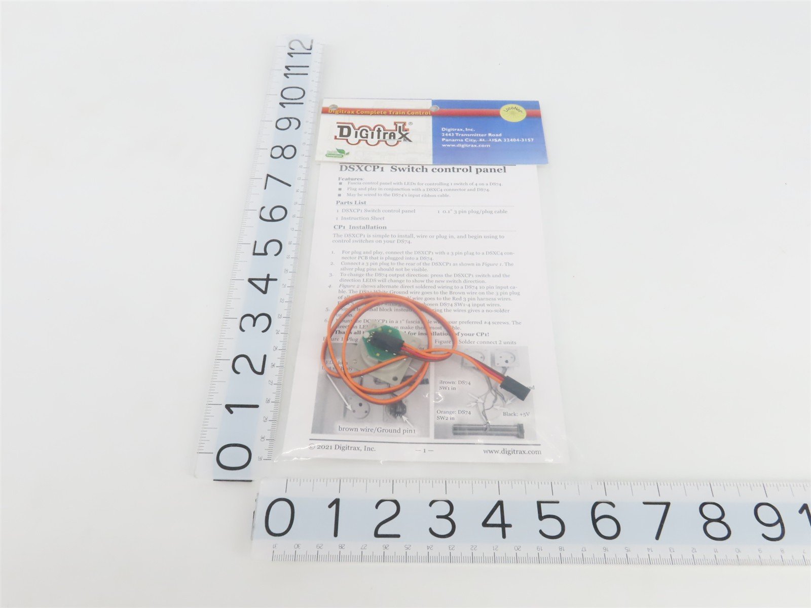 LOT of 4 Digitrax DSXCP1 Switch Control Panels w/ LEDs