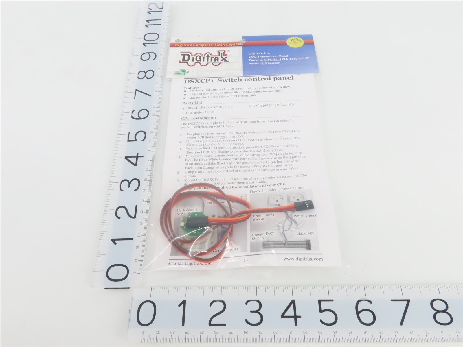 LOT of 4 Digitrax DSXCP1 Switch Control Panels w/ LEDs