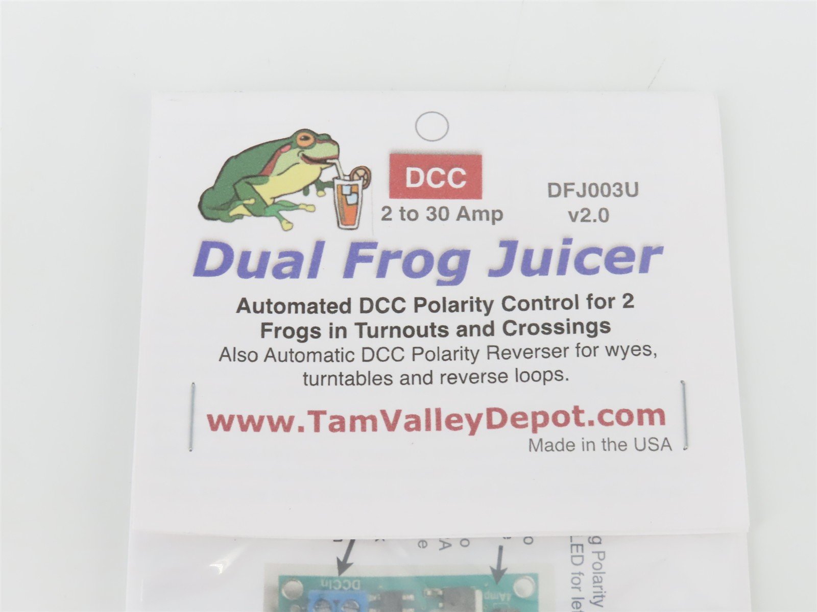 LOT of 2 Tam Valley Depot DFJ003U Dual Frog Juicer DCC Frog Polarity Controllers