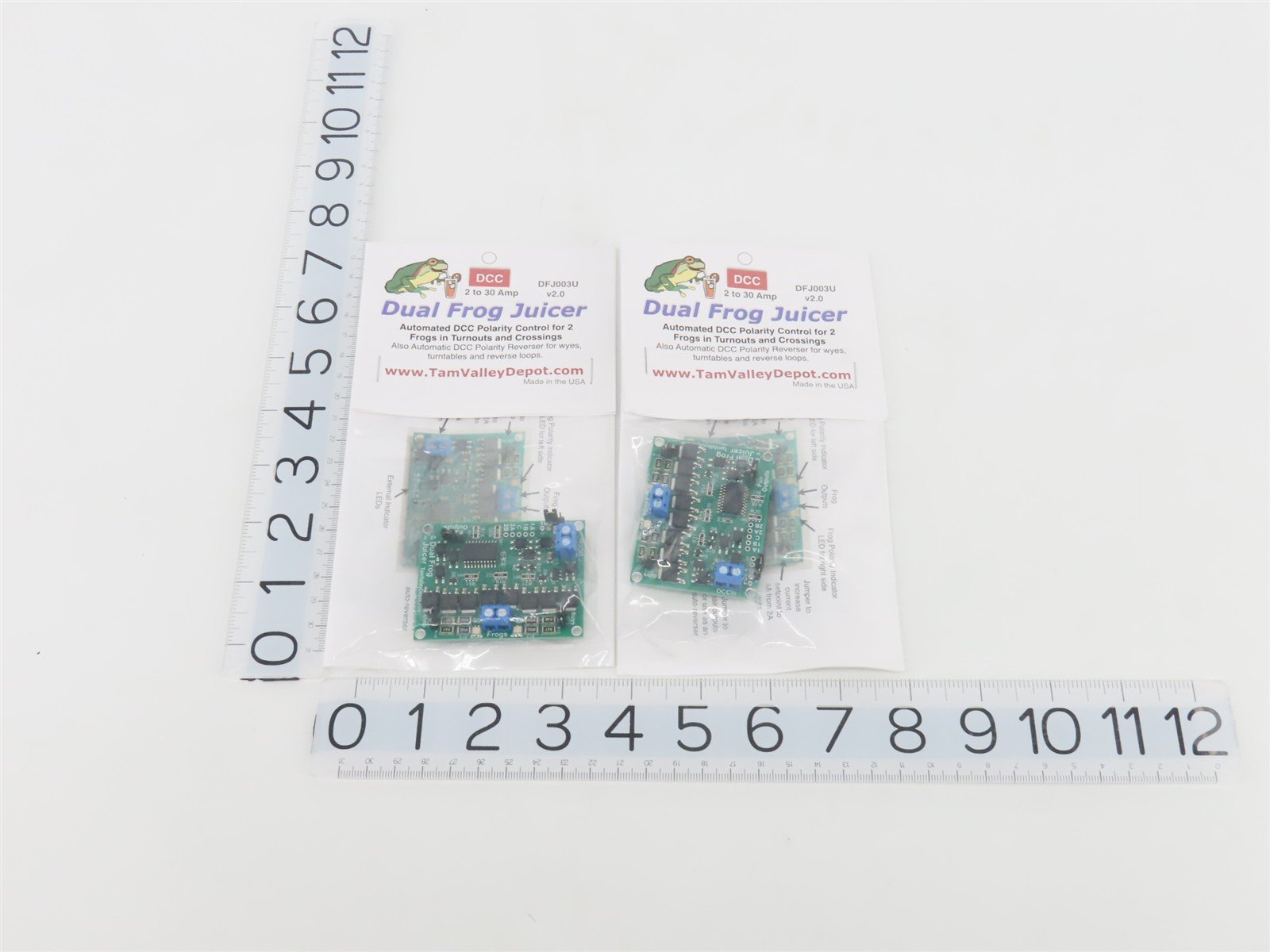 LOT of 2 Tam Valley Depot DFJ003U Dual Frog Juicer DCC Frog Polarity Controllers