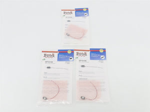 LOT of 3 Digitrax SP10188 Oval 10x18mm 8 Ohm Speakers w/ Wires