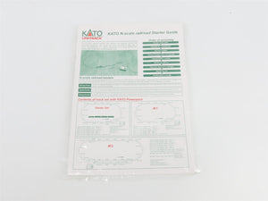 N Scale KATO Unitrack 20-860-1 Mainline Passing Siding Track Set - V1