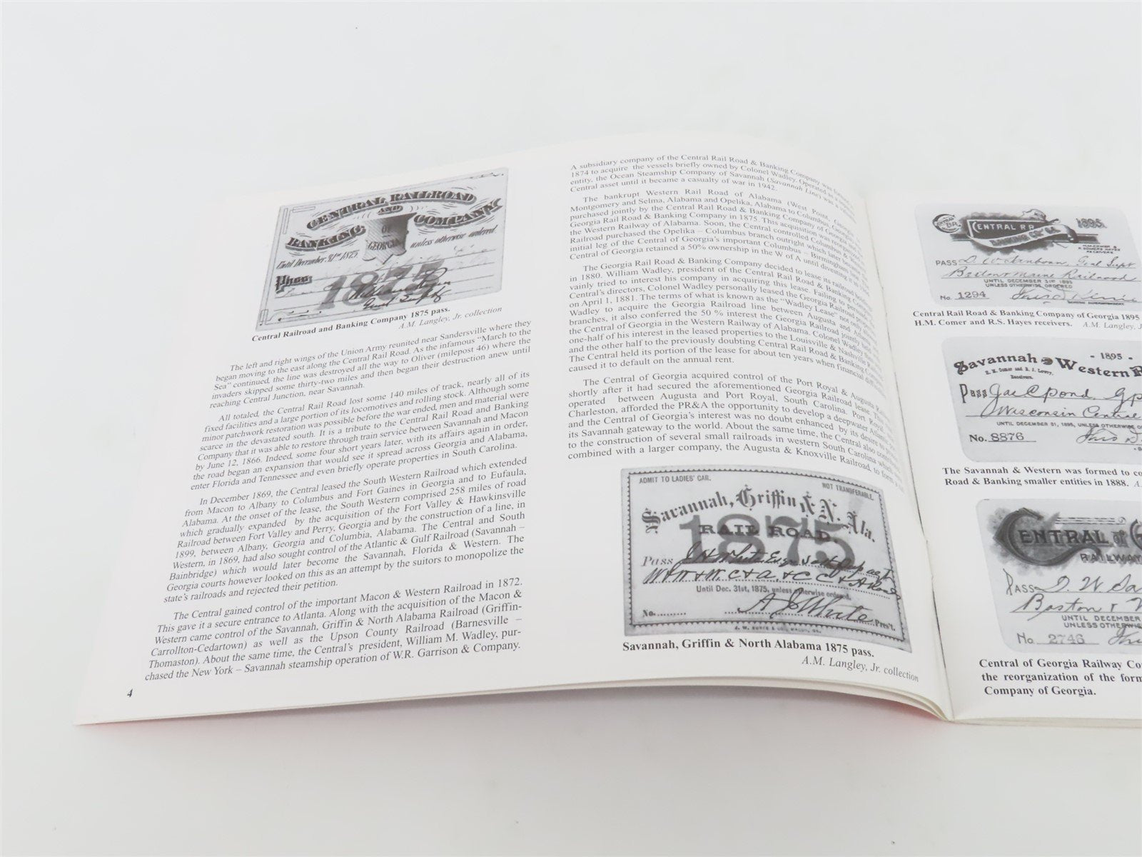 Central of Georgia Railway Steam Locomotives & Trains by Langley & Goolsby ©2006