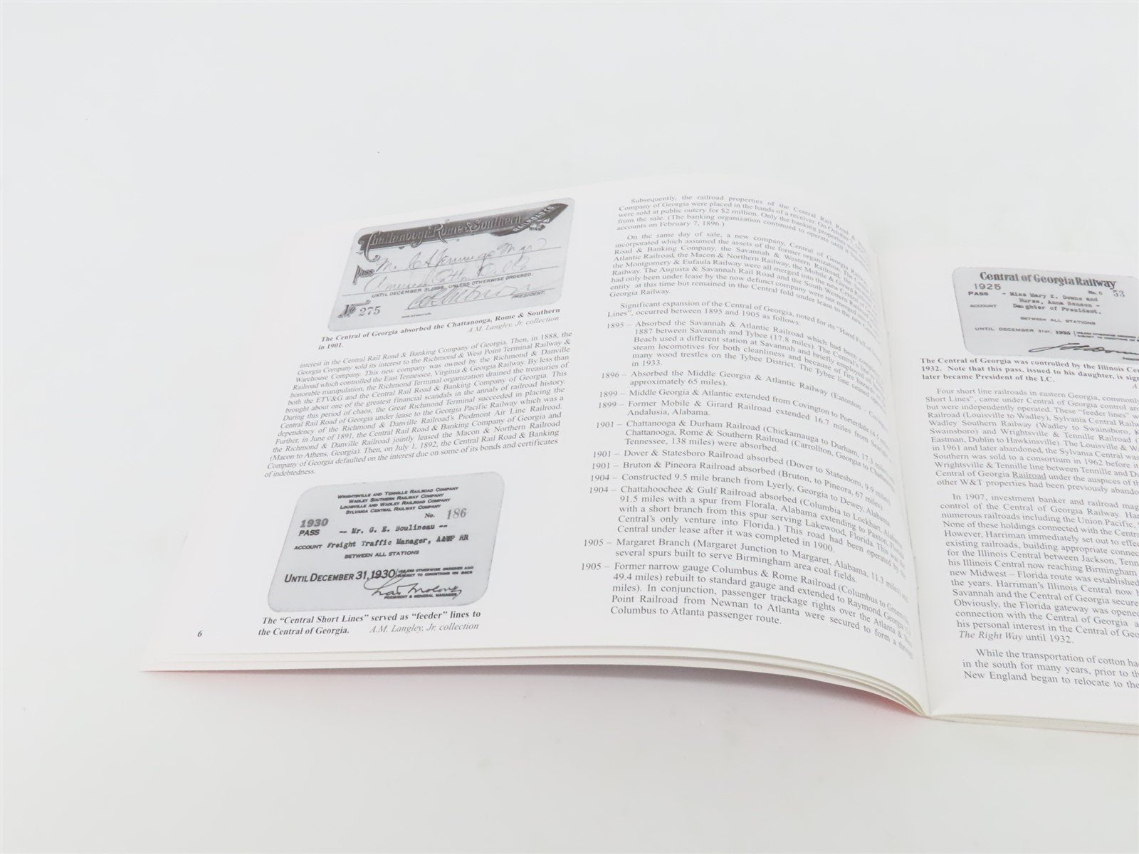 Central of Georgia Railway Steam Locomotives & Trains by Langley & Goolsby ©2006