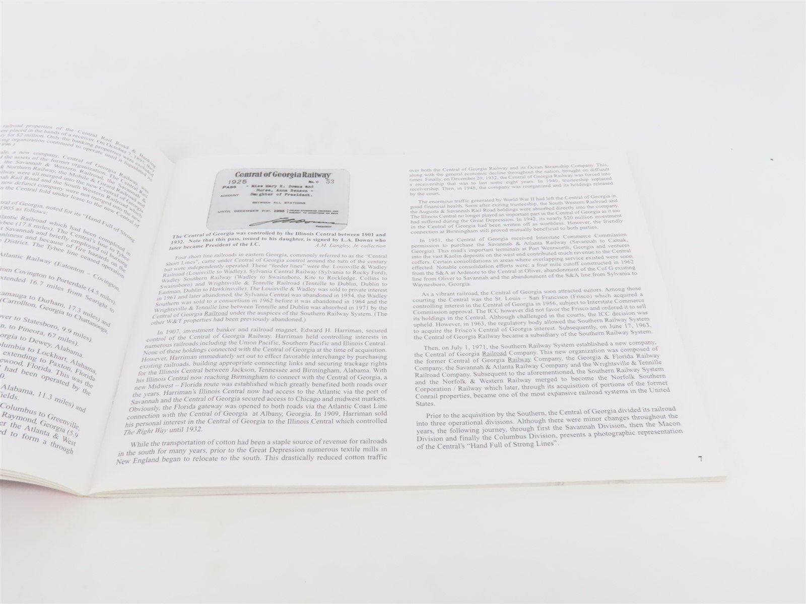 Central of Georgia Railway Steam Locomotives & Trains by Langley & Goolsby ©2006