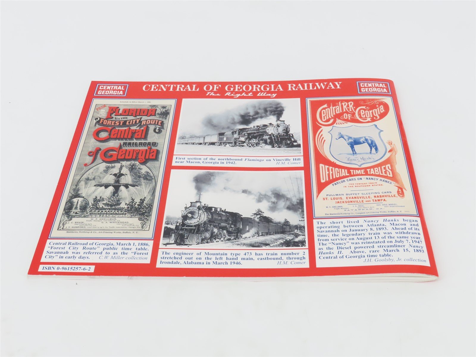 Central of Georgia Railway Steam Locomotives & Trains by Langley & Goolsby ©2006